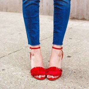 BANANA REPUBLIC “HONEY” FRINGE SANDALS